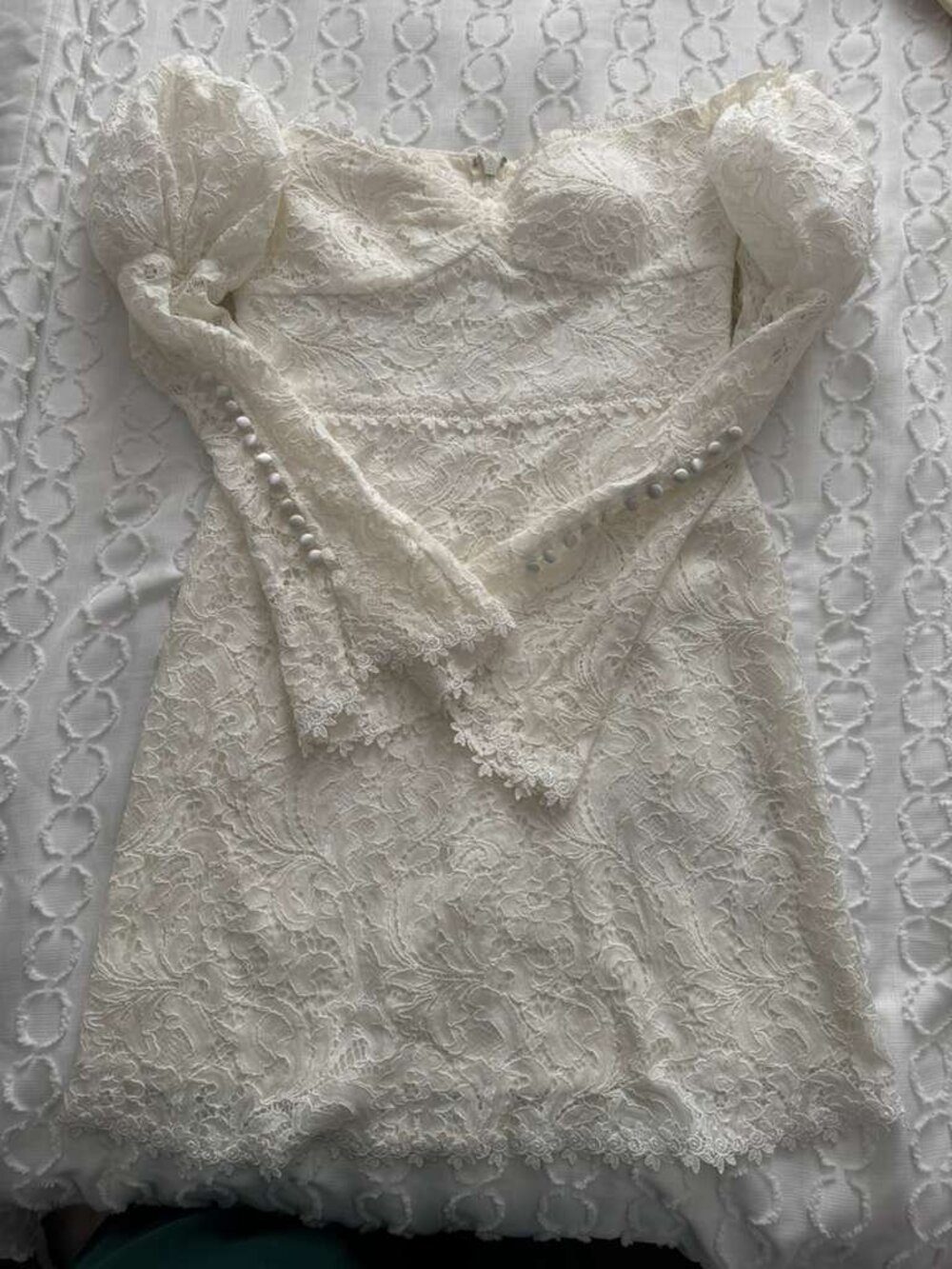 Nova Sposa White Lace Short
